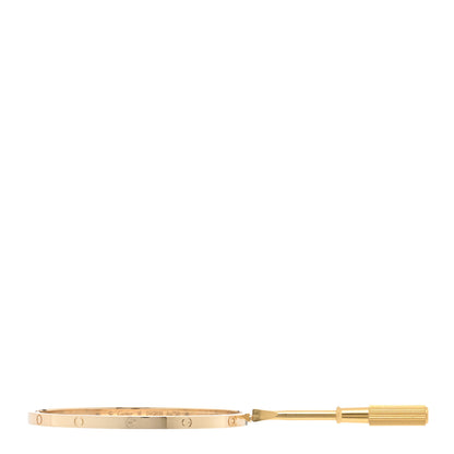 Cartier 18K Yellow Gold Small LOVE Bracelet 18 4 of 8