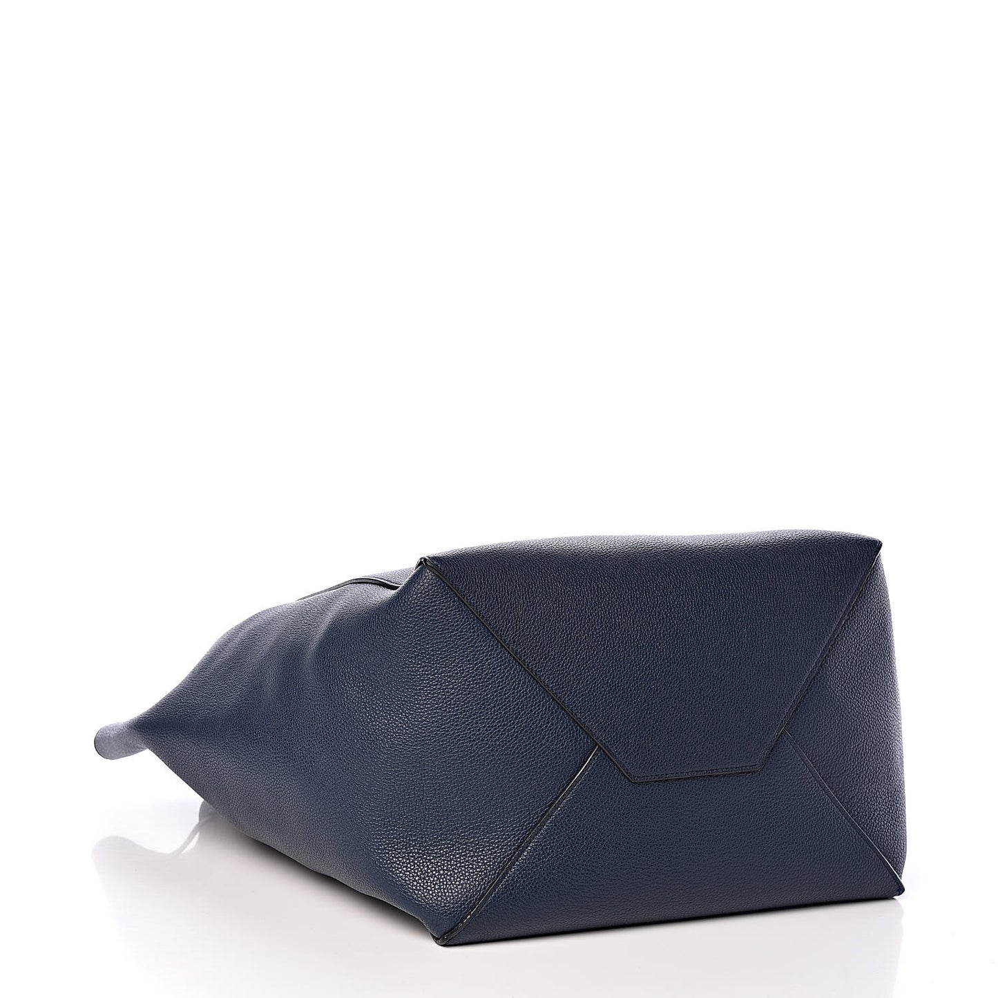 Soft Grained Calfskin Medium Belt Cabas Phantom Abyss Blue