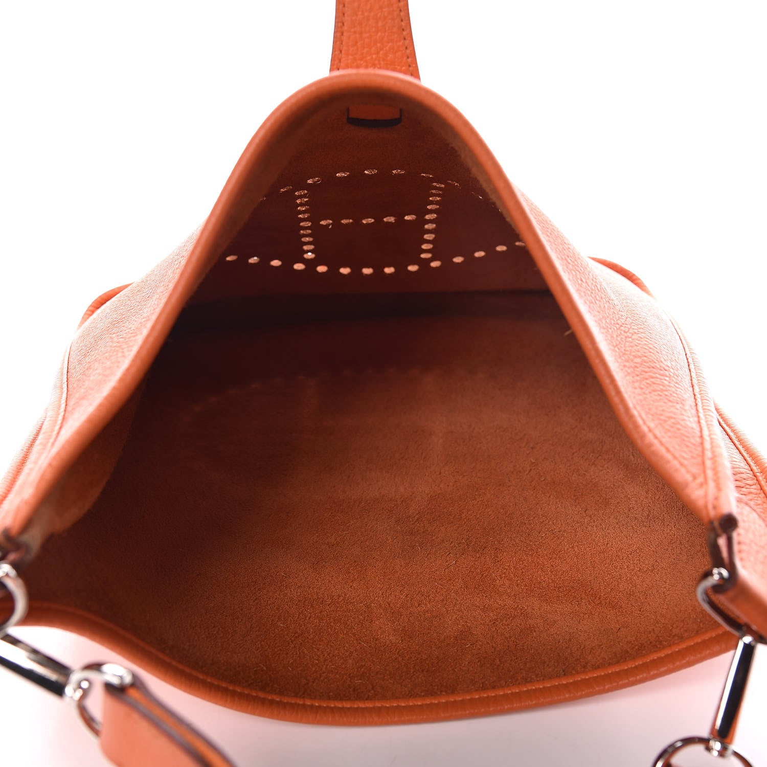Hermes Taurillon Clemence Evelyne III GM Orange 5 of 12