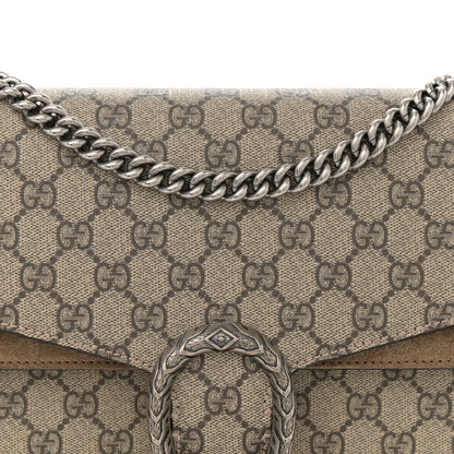 Gucci GG Supreme Monogram Medium Dionysus Shoulder Bag Taupe 8 of 12