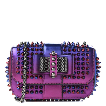 Christian Louboutin Patent Scarabe Spikes Sweety Charity Crossbody Bag Rose Digitale 1 of 9