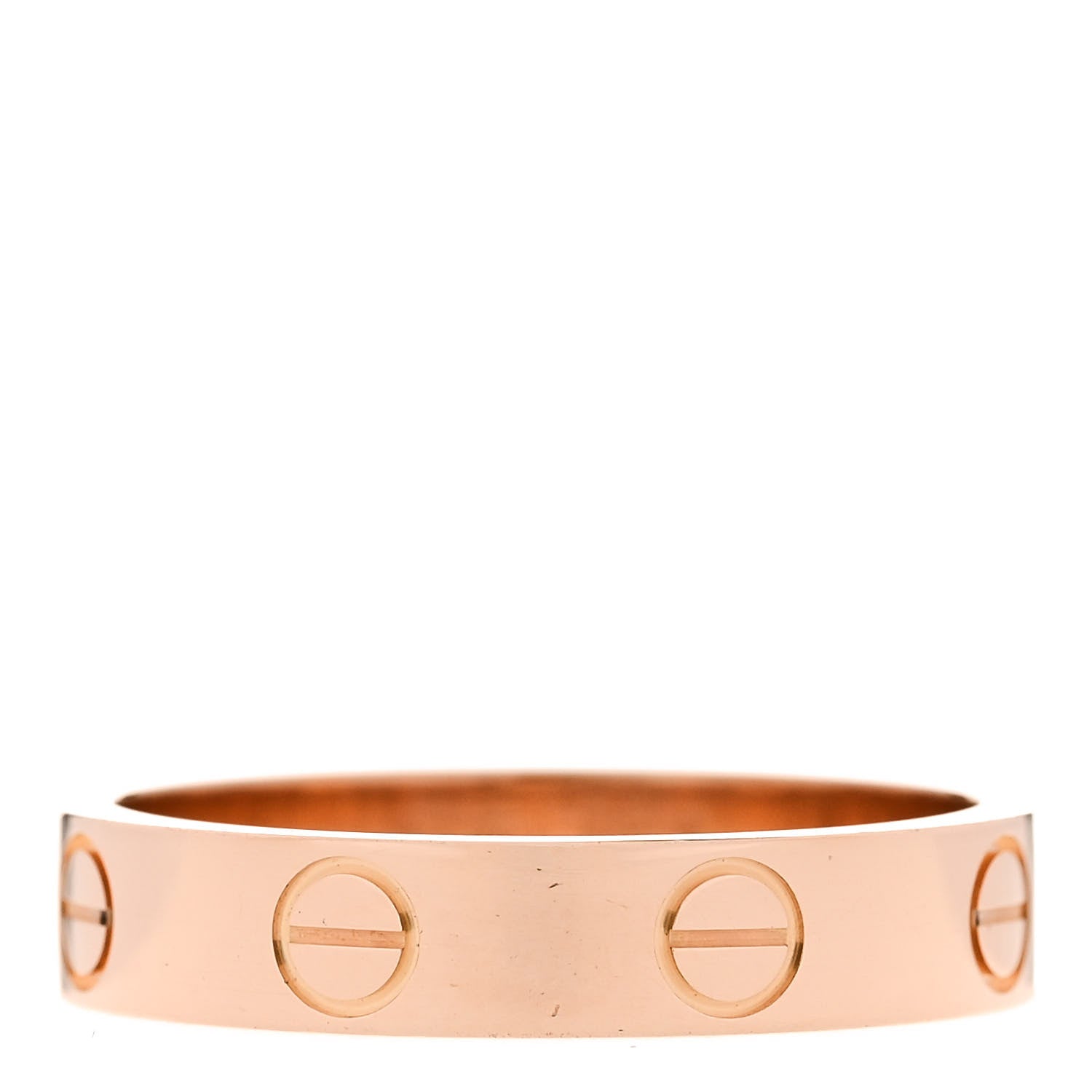 Cartier 18K Pink Gold 3.5mm LOVE Wedding Band Ring 50 5.25 3 of 5