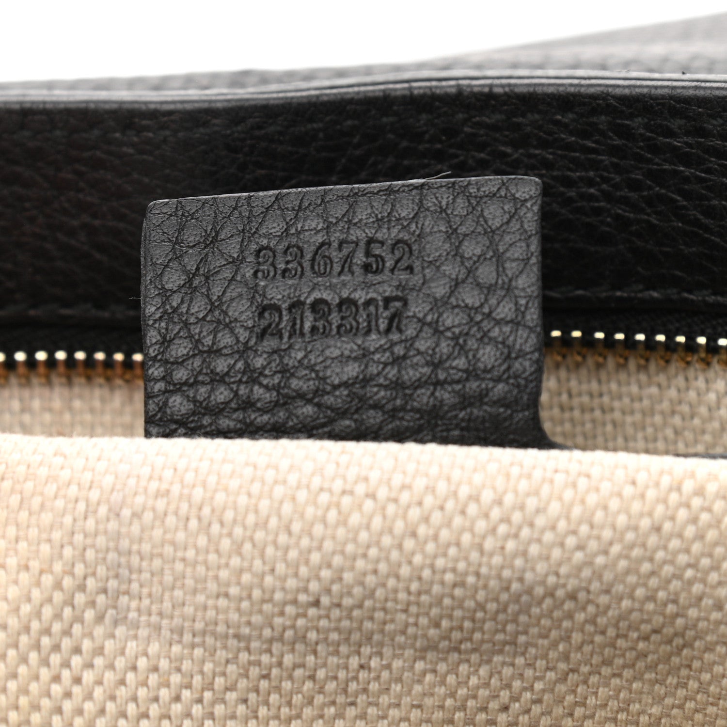Gucci Pebbled Calfskin Medium Soho Flap Crossbody Black 7 of 14