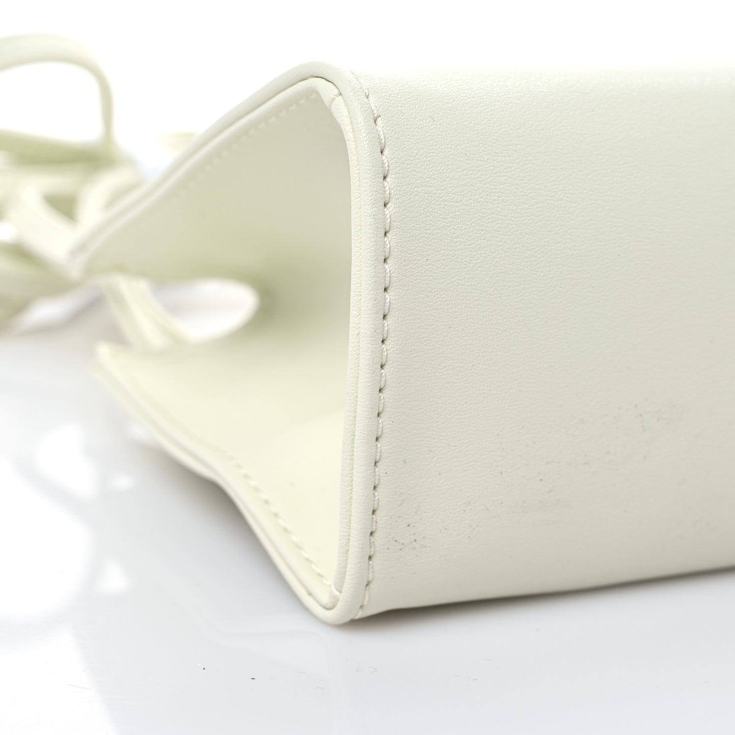 Vegan Leather Small Shopping Bag Glue