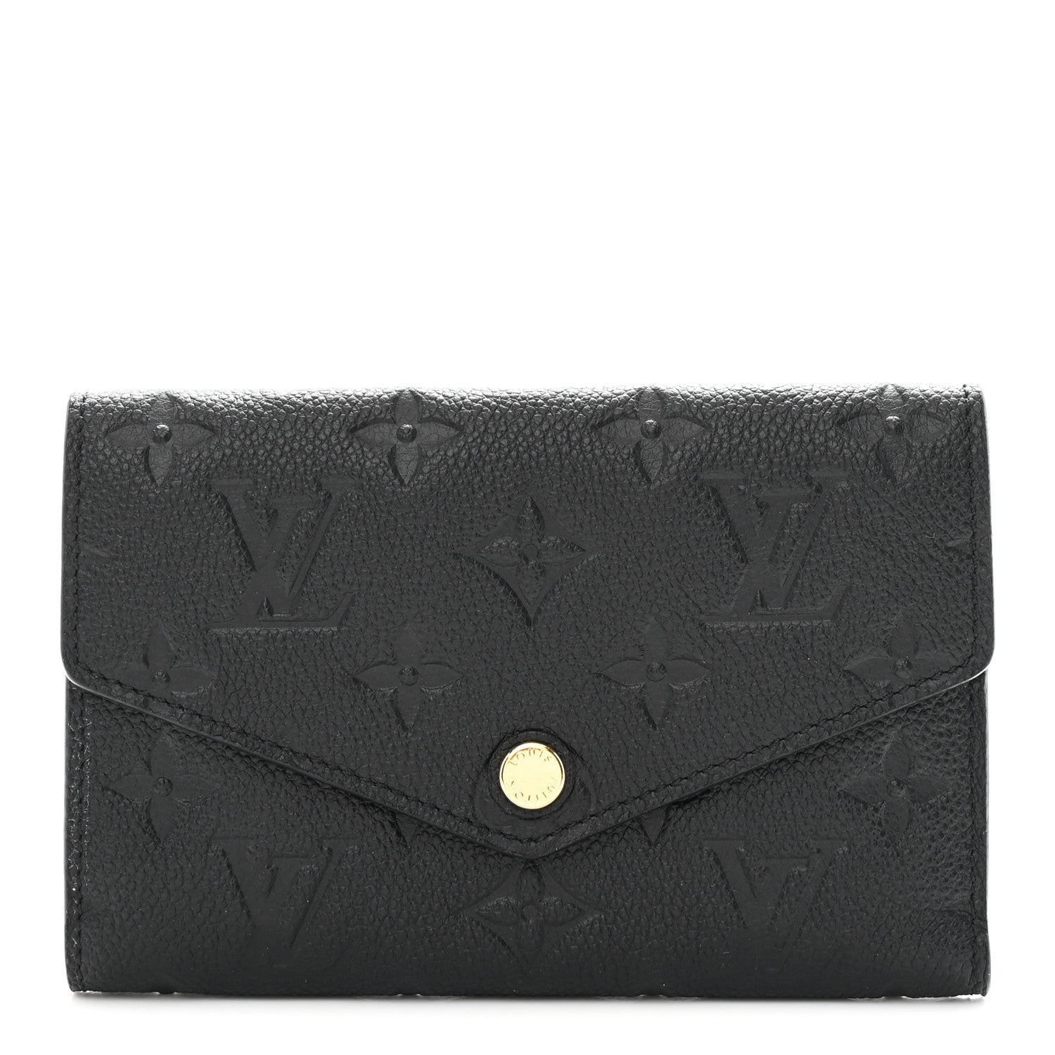 Louis Vuitton Empreinte Compact Curieuse Wallet Black 1 of 9