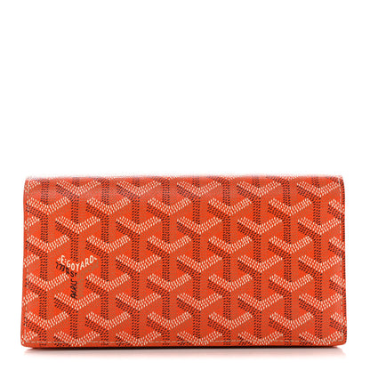 Goyard Goyardine Richelieu Wallet Orange 1 of 7