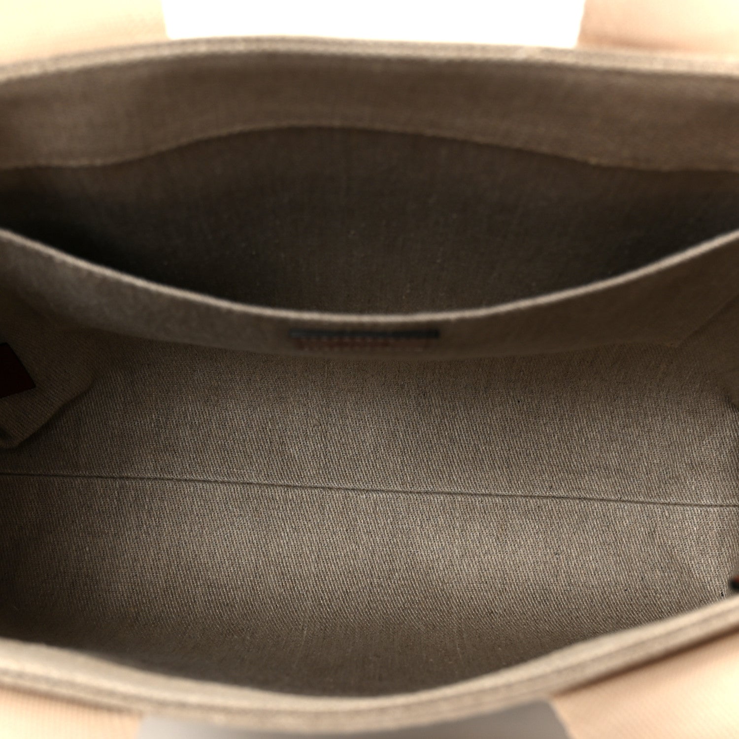 Chloe Cotton Calfskin Medium Woody Ribbon Tote White Brown 5 of 10