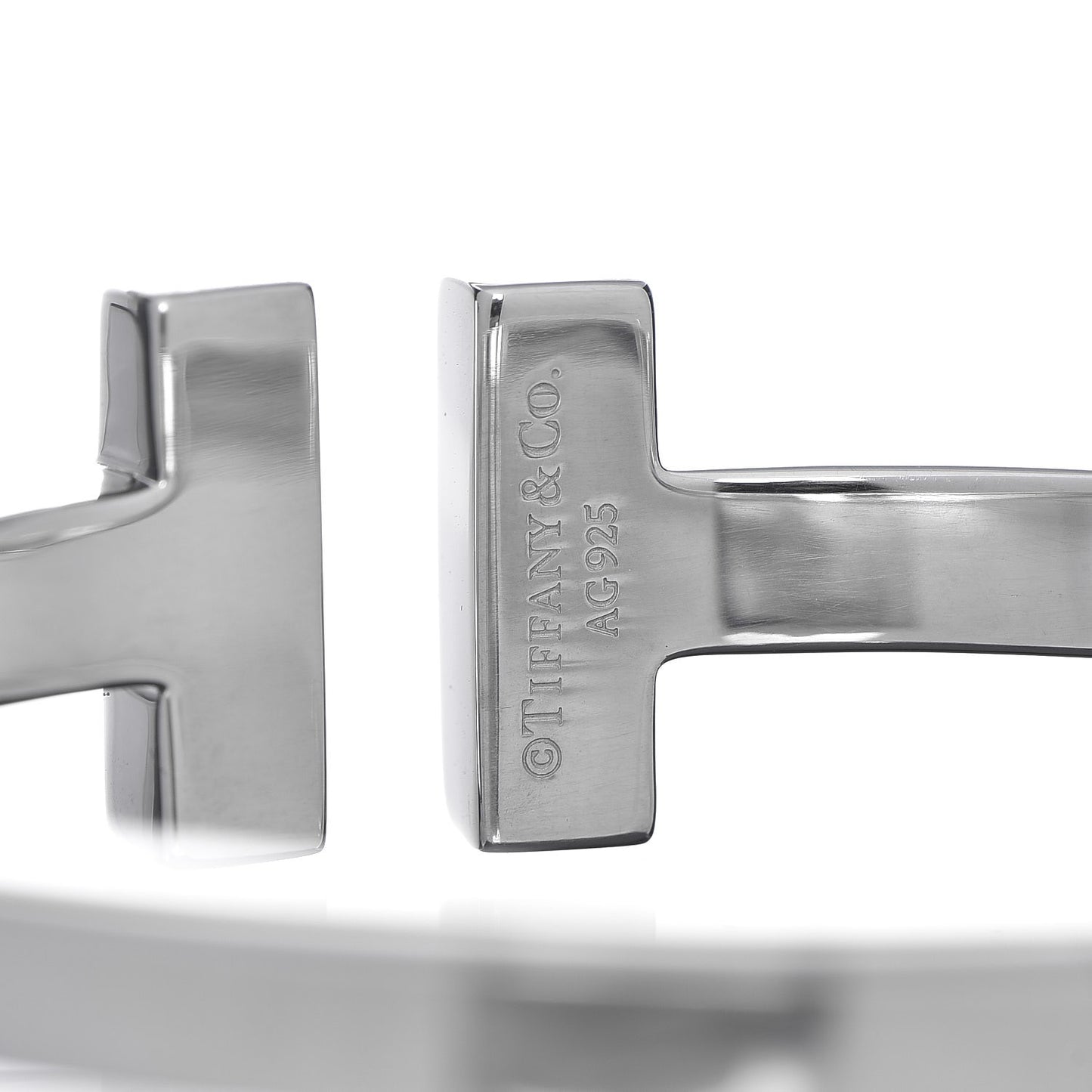 Sterling Silver T Square Bracelet