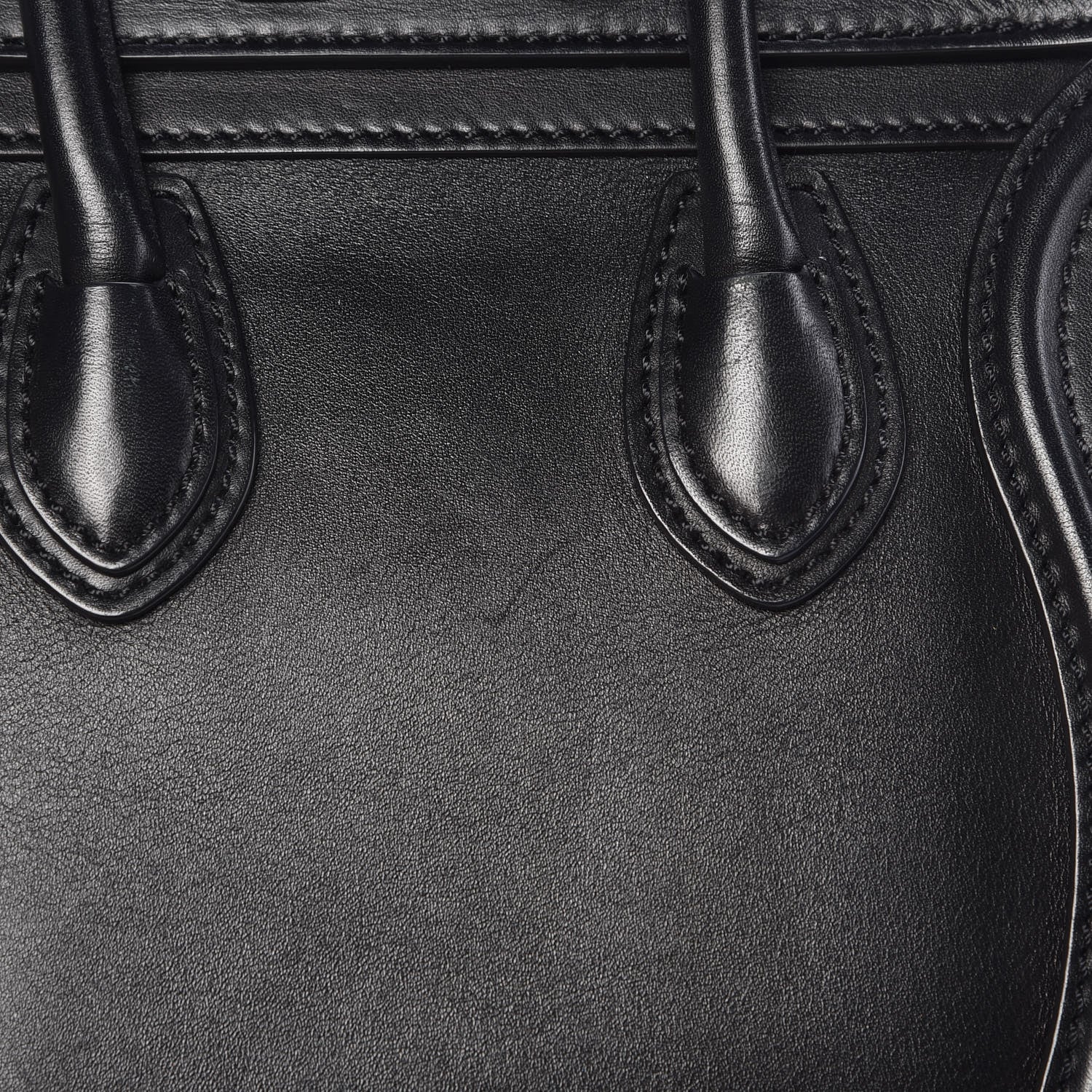 Celine Smooth Calfskin Nano Luggage Black 10 of 13