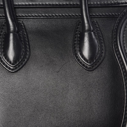 Celine Smooth Calfskin Nano Luggage Black 10 of 13