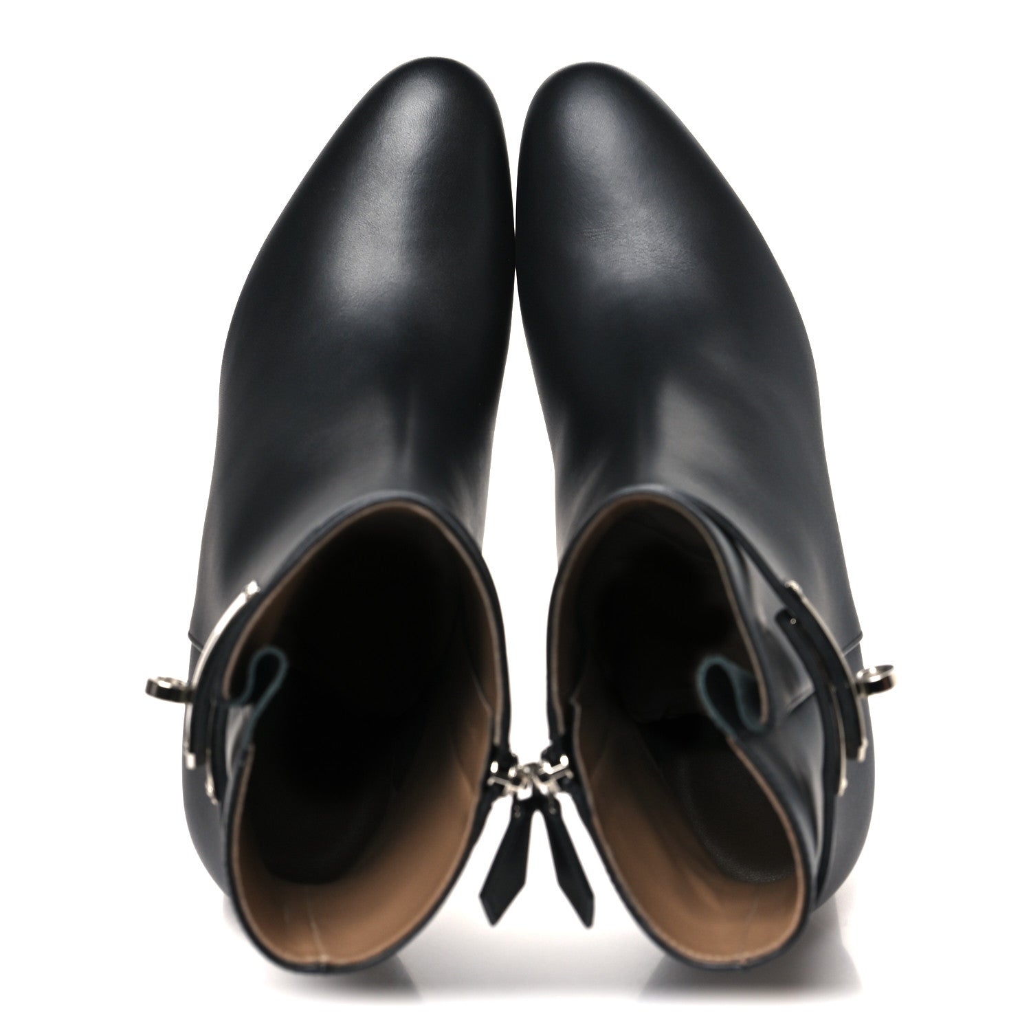 Hermes Calfskin Saint Germain Ankle Boots 39 Black 2 of 10