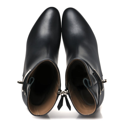 Hermes Calfskin Saint Germain Ankle Boots 39 Black 2 of 10