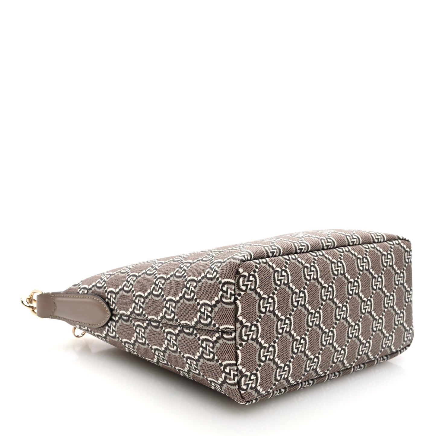 GG Shadow Monogram Super Mini Ophidia Shoulder Bag Taupe