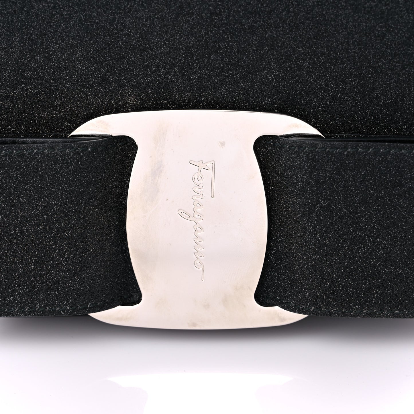 Rainbow Glitter Mini Vara Bow Crossbody Bag Black