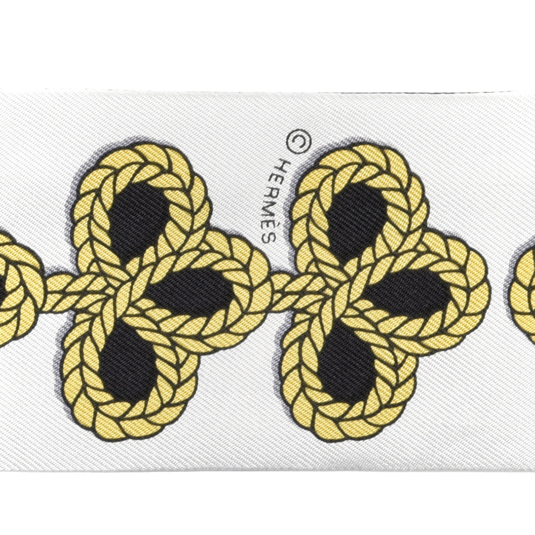Silk Galons Et Brandebourg Twilly Black Gold White