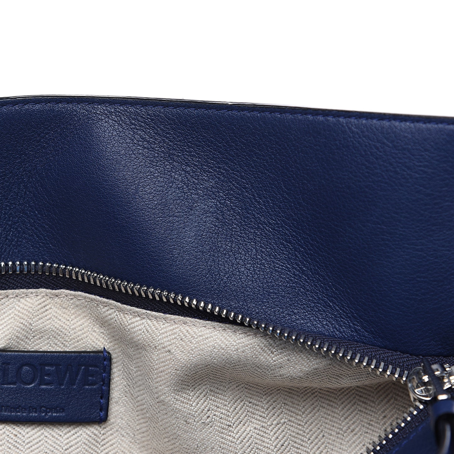 Calfskin Medium Puzzle Bag Marine