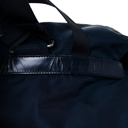 Prada Nylon Vela Small Backpack Navy 10 of 11