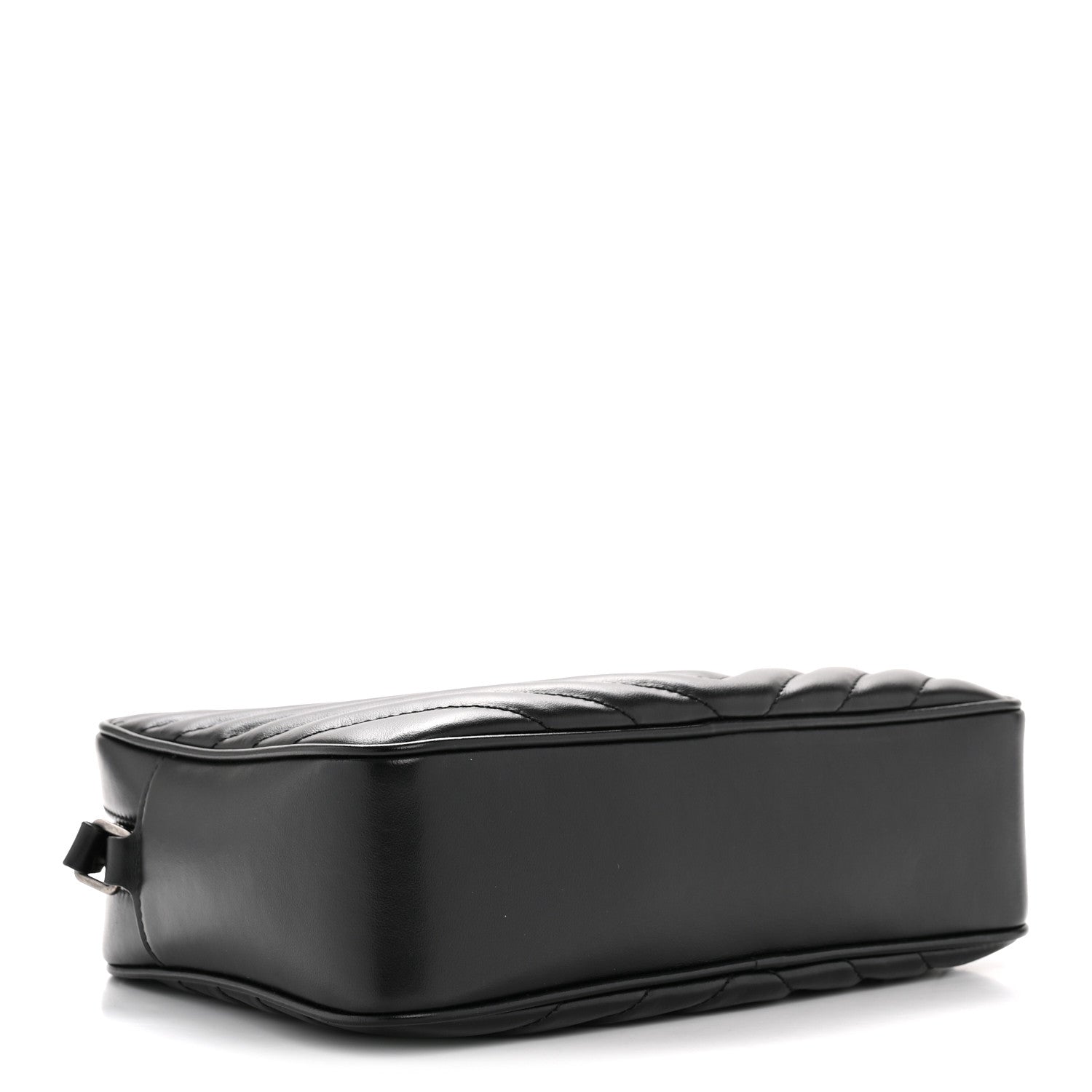 Saint Laurent Calfskin Matelasse Monogram Lou Camera Bag Black 4 of 12