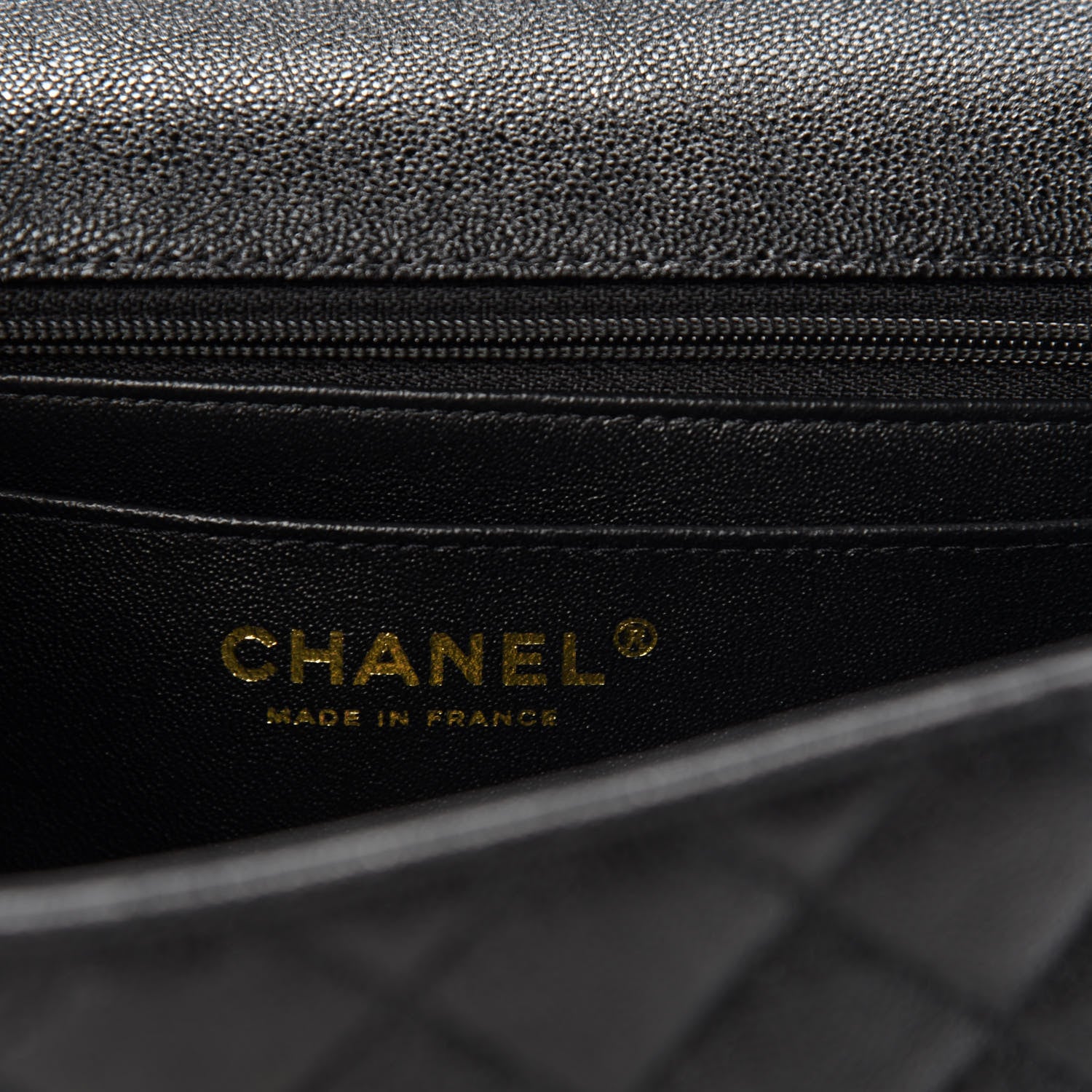 Chanel Caviar Quilted Mini Top Handle Rectangular Flap Black 8 of 11