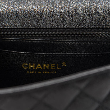 Chanel Caviar Quilted Mini Top Handle Rectangular Flap Black 8 of 11