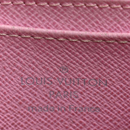 Louis Vuitton Monogram Multicolor Zippy Coin Purse Wallet White Litchi 6 of 12
