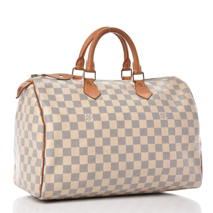 Louis Vuitton Damier Azur Speedy 35 3 of 31