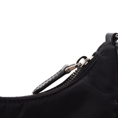Prada Nylon Re-Edition 2005 Shoulder Bag Black 8 of 12