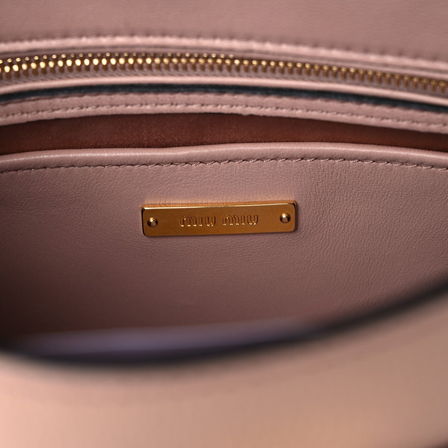 Miu Miu Goatskin Madras Click Top Handle Cammeo 6 of 8