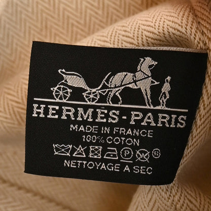 Hermes Canvas Large Bride-A-Brac Pouch Orange Feu Burgundy 6 of 9