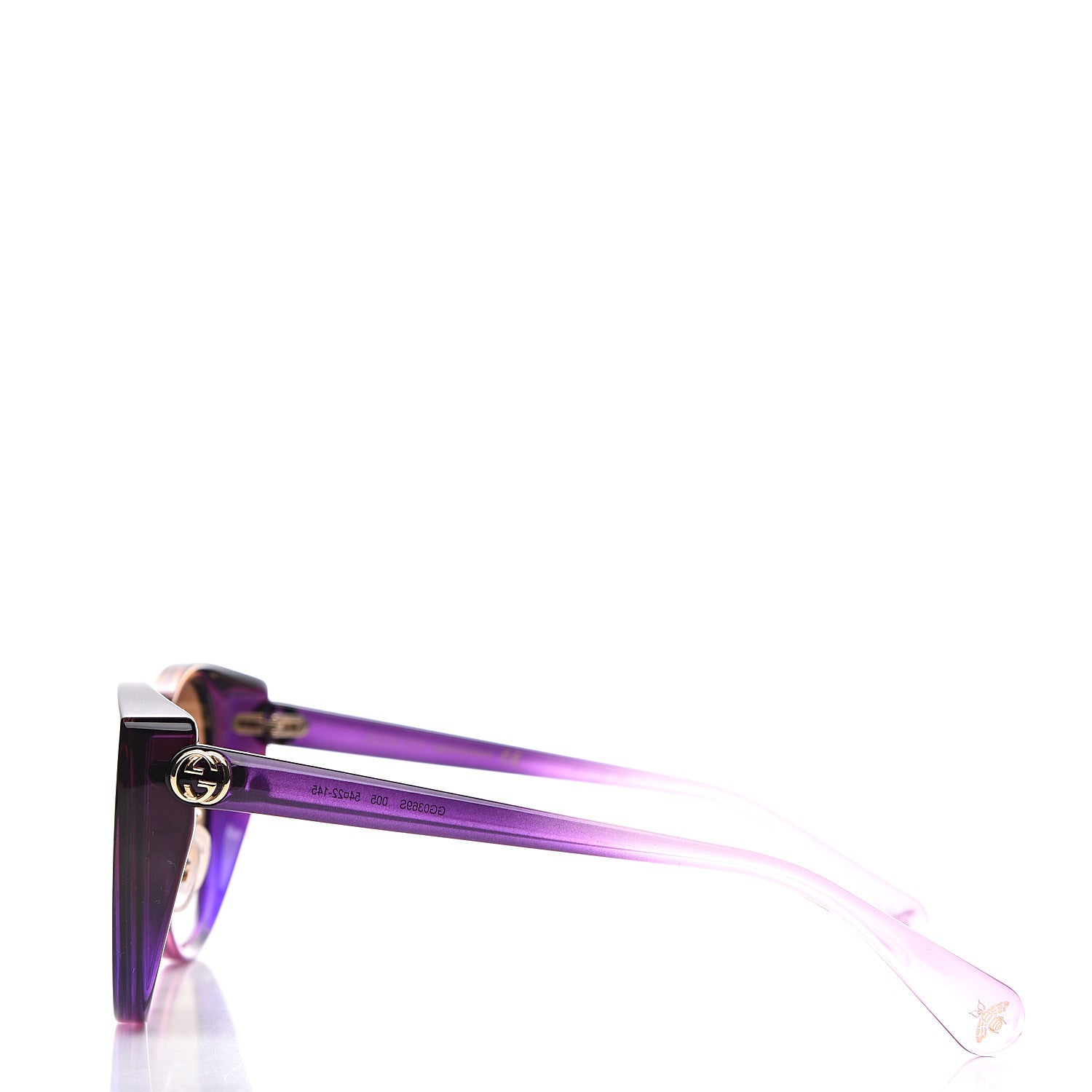 Gucci Acetate Cat Eye GG0369S Sunglasses Purple 3 of 6