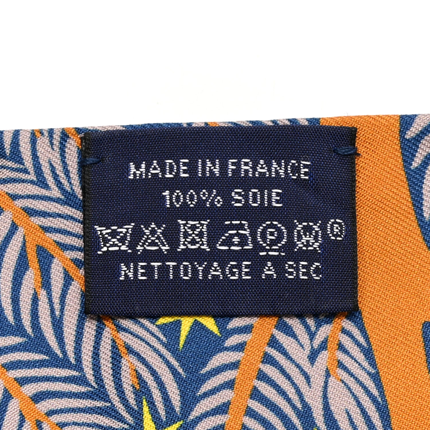 Hermes Silk Sous Le Charme D Orphee Twilly Marine Bleu Azure Jaune 3 of 4