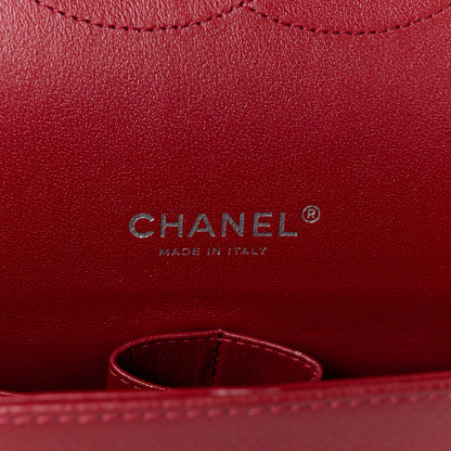 Chanel Caviar Quilted Maxi Double Flap Dark Red 6 of 12