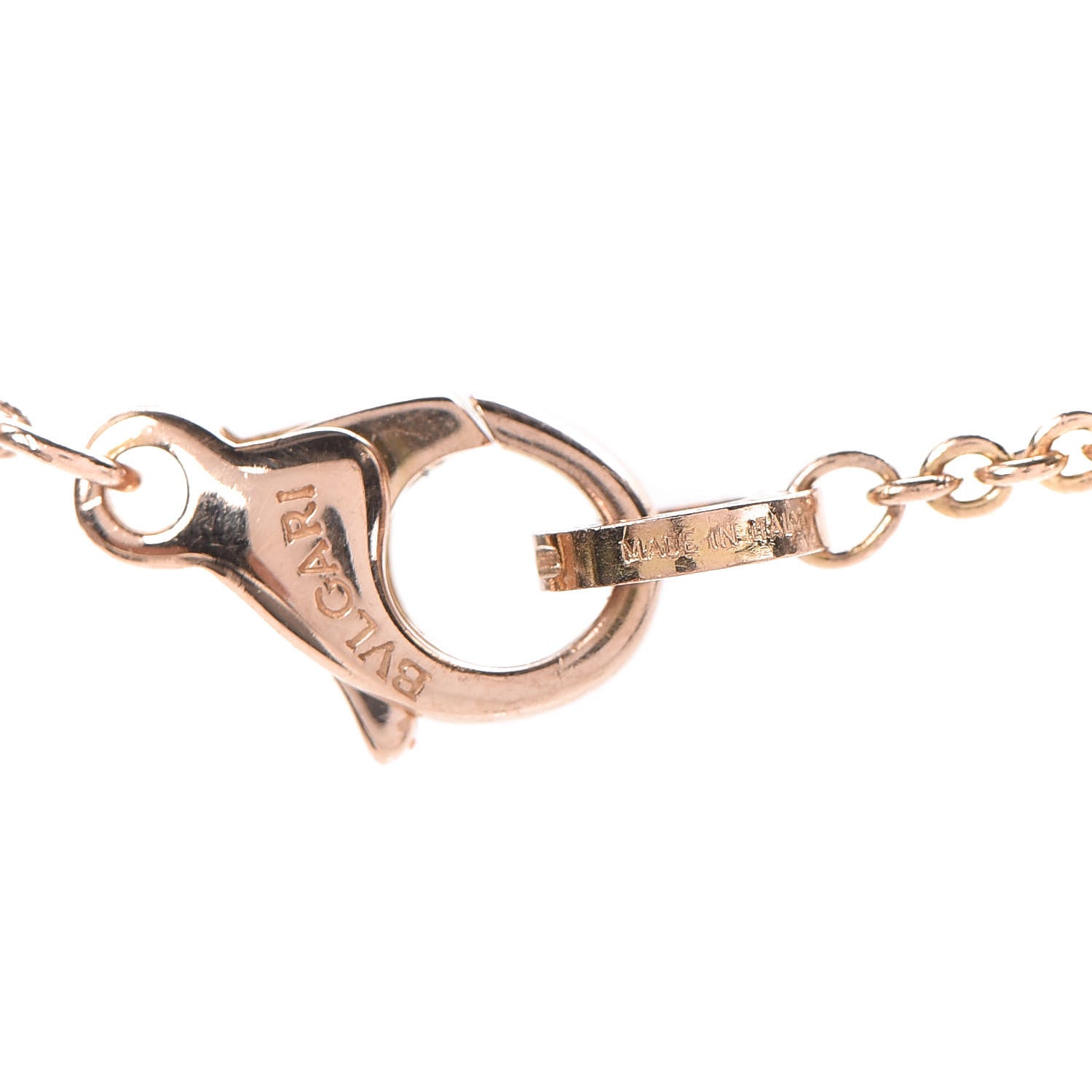 Bulgari 18K Rose Gold B.Zero1 Pendant Necklace 7 of 8