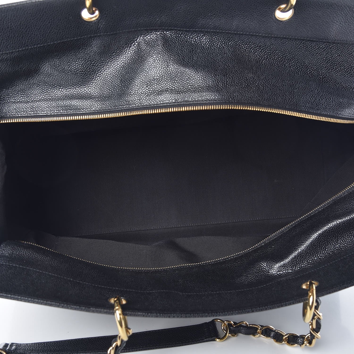 Chanel Caviar Quilted CC Tote Black 5 of 15
