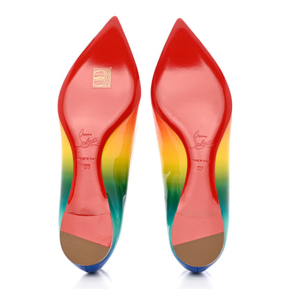 Christian Louboutin Patent Rainbow Ballalla Flats 39 Multicolor 5 of 11