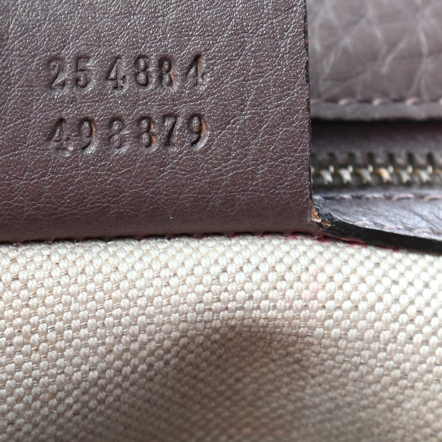 Gucci Calfskin Medium New Bamboo Top Handle Bag Mauve 7 of 9