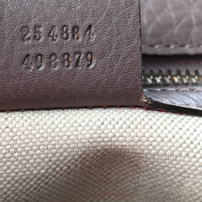 Gucci Calfskin Medium New Bamboo Top Handle Bag Mauve 7 of 9