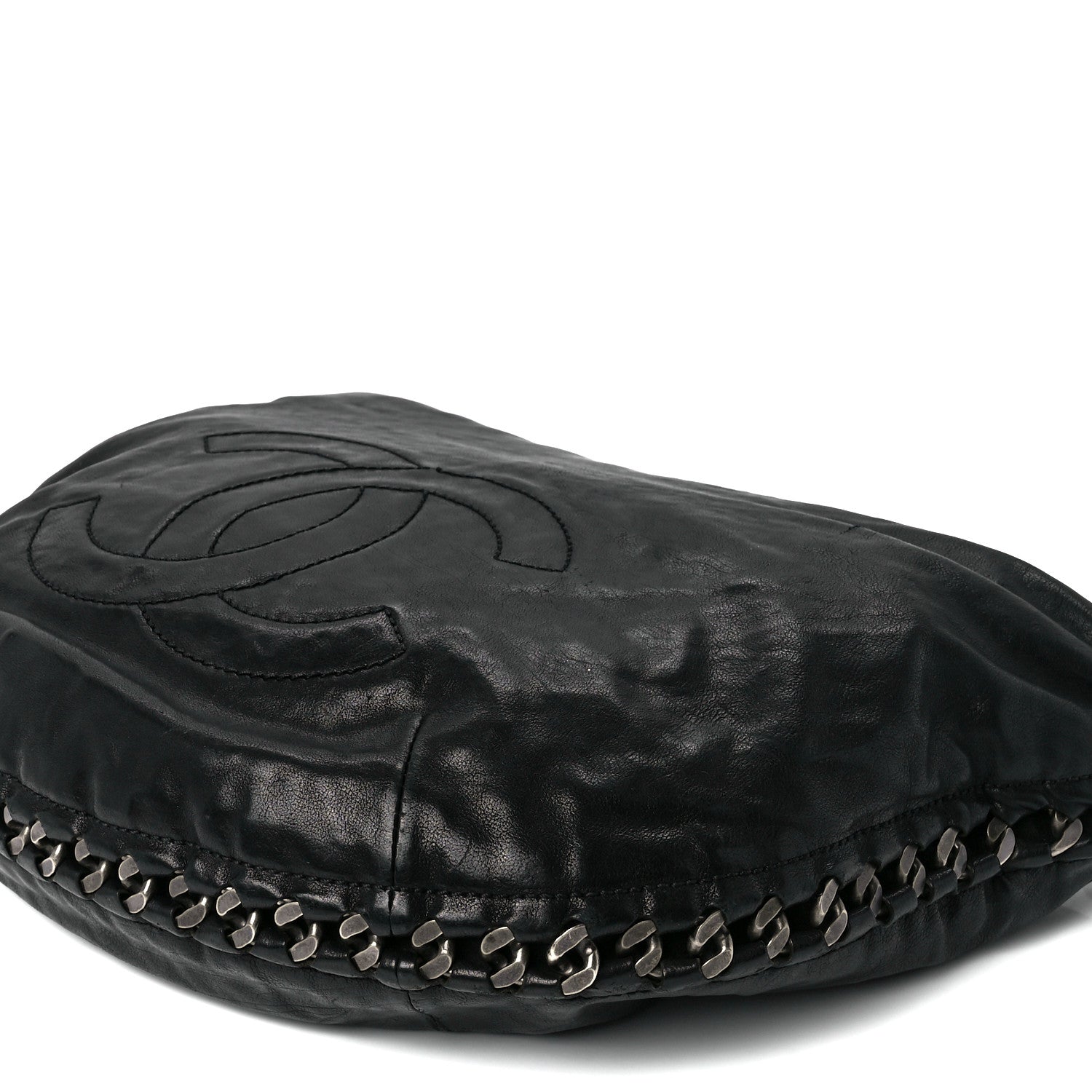 Chanel Calfskin Modern Chain Hobo Black 10 of 10