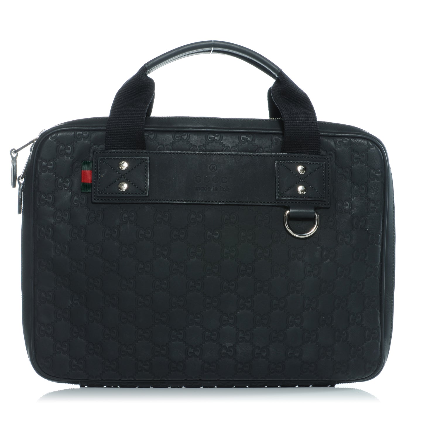 Rubber Guccissima Medium Computer Case Black