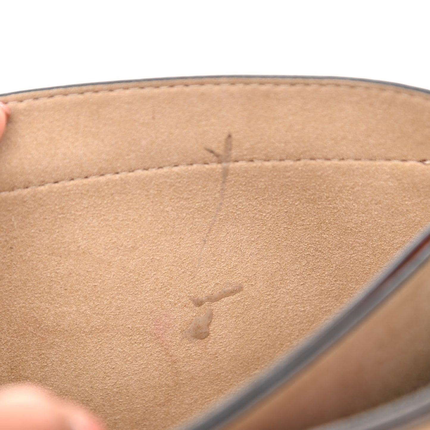 Goatskin Suede Small GV3 Shoulder Bag Chestnut