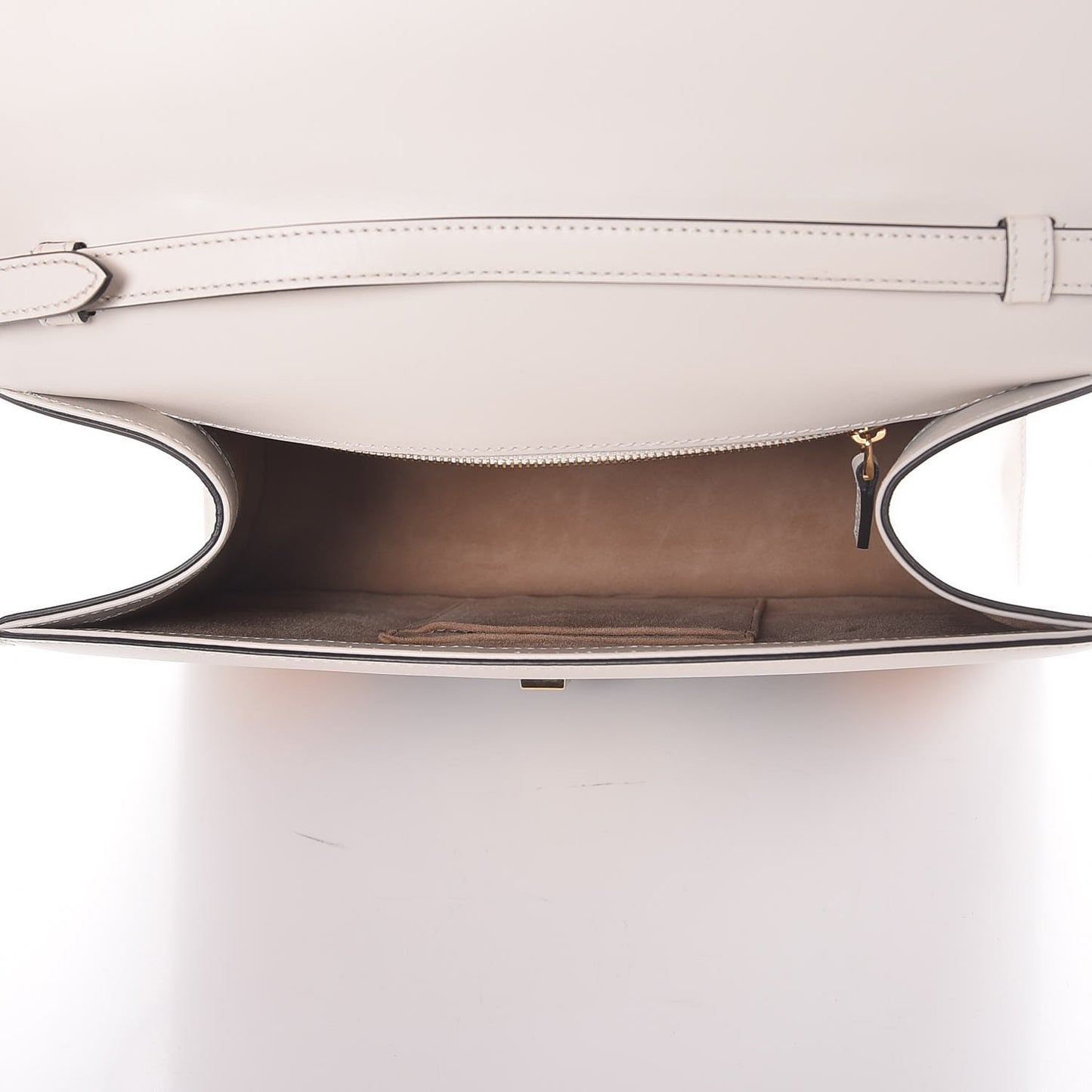 Calfskin Embroidered Medium Sylvie Top Handle Bag White