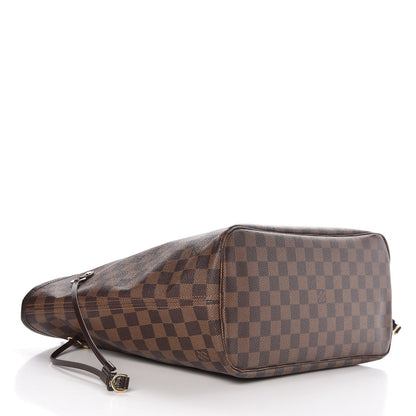 Louis Vuitton Damier Ebene Neo Neverfull MM Rose Ballerine 4 of 8