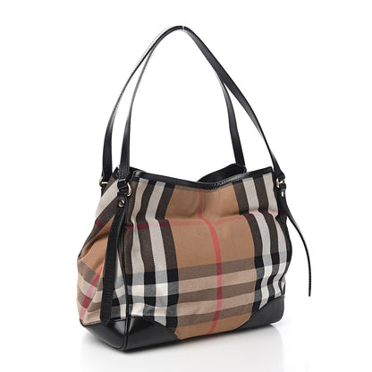 Burberry House Check Small Canterbury Tote Black 2 of 11