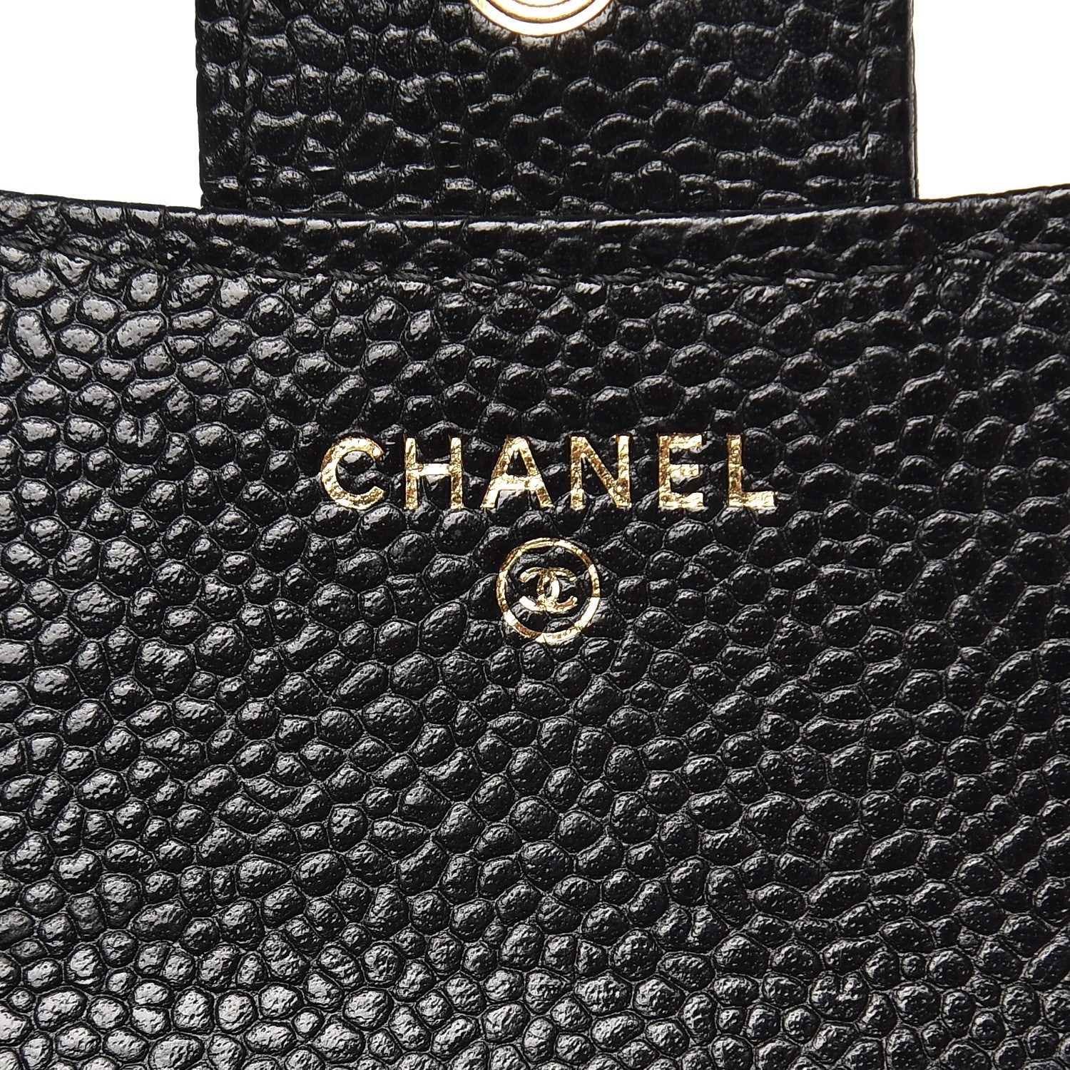 Chanel Caviar Quilted Compact Flap Wallet Black 6 of 9