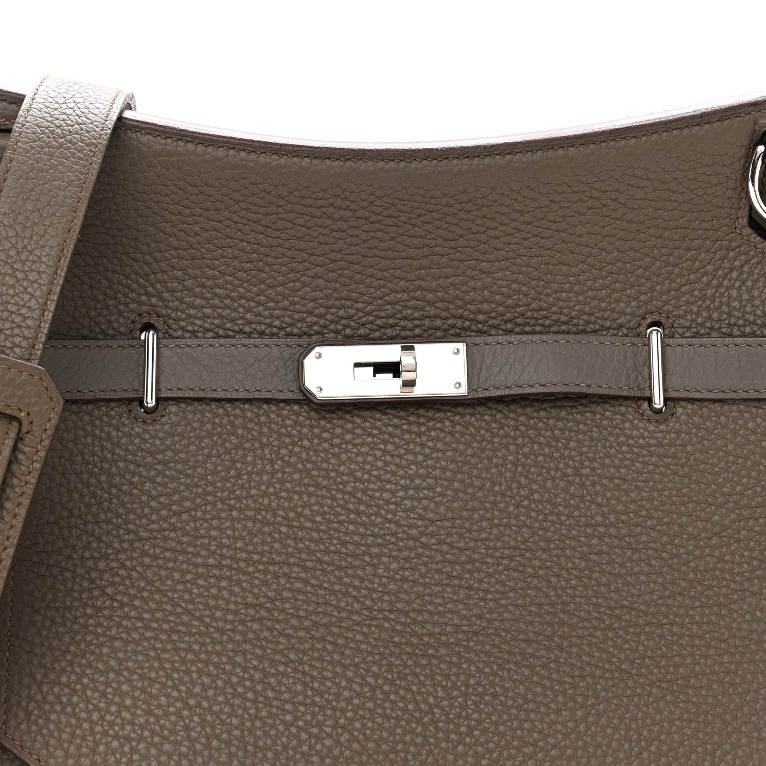 Hermes Taurillon Clemence Jypsiere 28 Gris Tourterelle 8 of 12