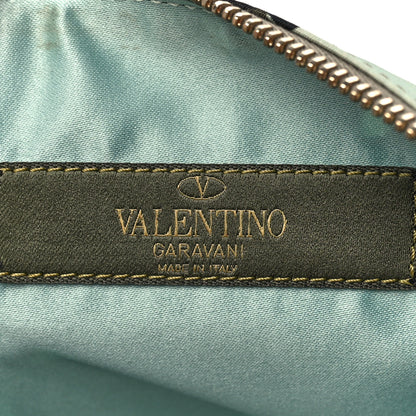 Valentino Garavani Canvas Camouflage Large Rockstud Zip Pouch Multicolor 6 of 12