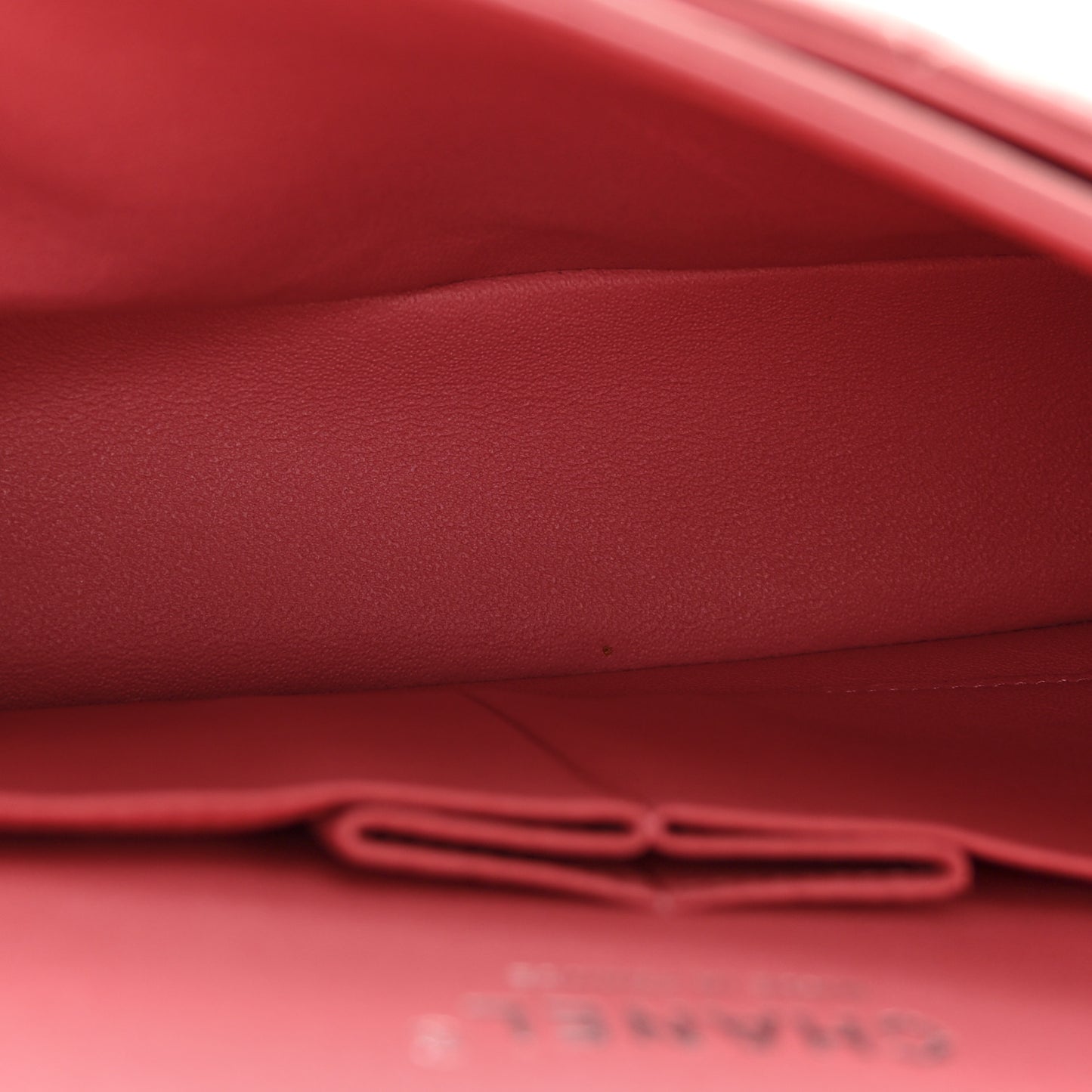 Lambskin Quilted Small Double Flap Pink