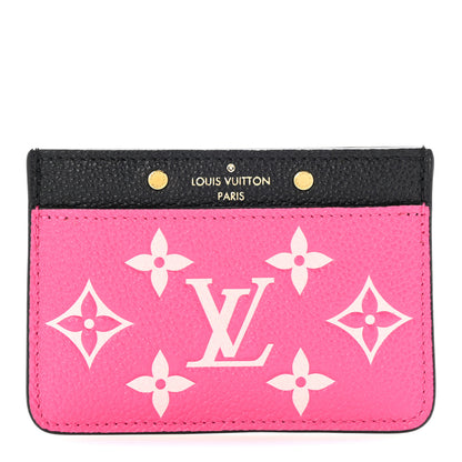 Louis Vuitton Empreinte Spring In The City Card Holder Black White Pink 1 of 8