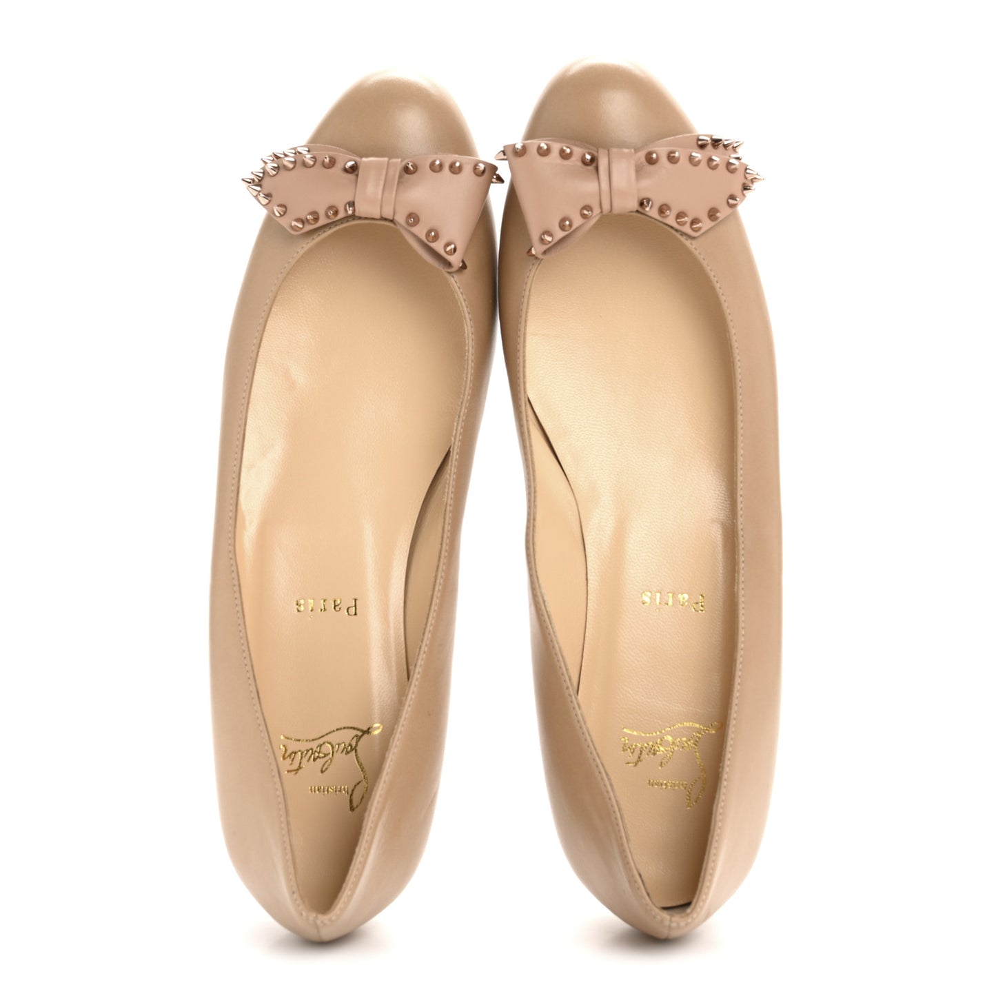 Nappa Ballalarina Flats 40 Nude