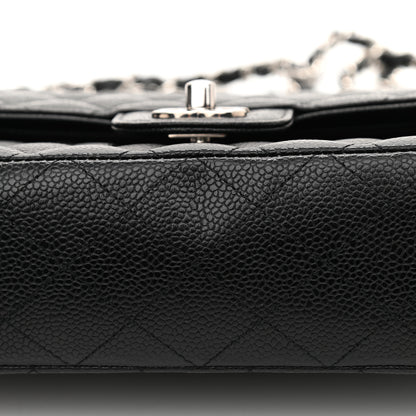 Chanel Caviar Quilted Medium Double Flap Black 10 of 10